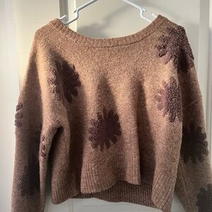 Boho Flower sweater